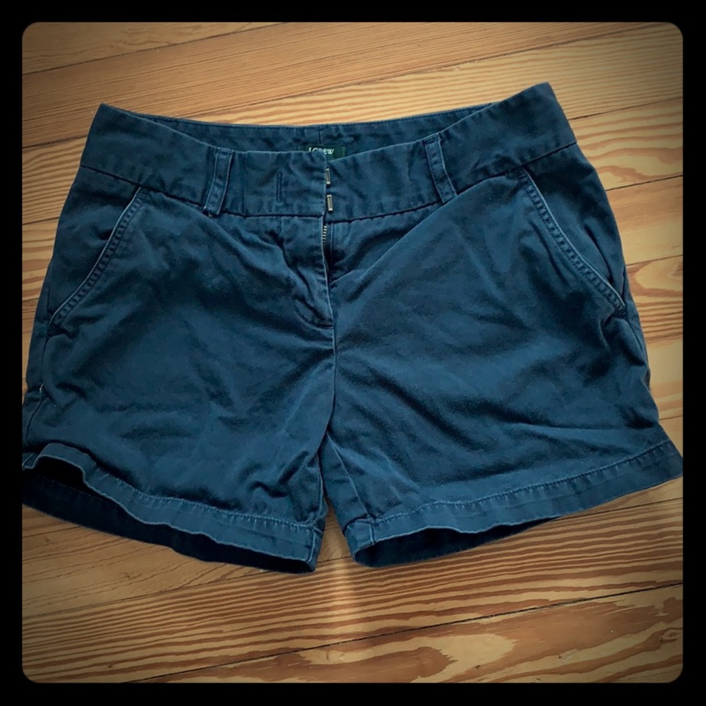 Navy j crew shorts